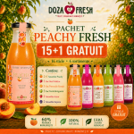 Pachet Peachy Fresh 15+1 GRATUIT cu sucuri si smoothie-uri naturale
